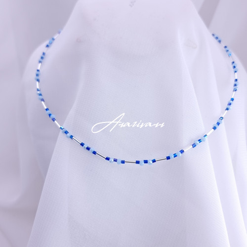 گردنبند ظریف پینترستی/رنگبندی دارد