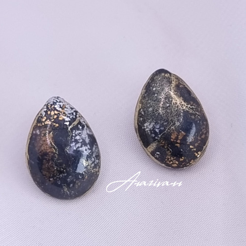 گوشواره ماربل اشکی